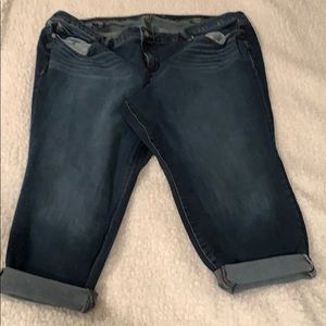 Torrid crop jeans